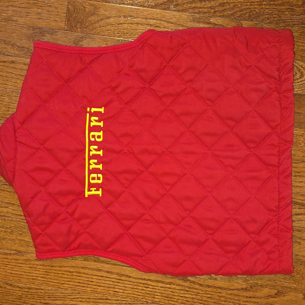 Ferrari Red Vest and Black Jacket Combo - Picture 6 of 6